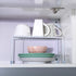 yaenoei White,Set 2 Kitchen Shelves, Cabinet Organization Mini Storage Shelf