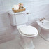 Sumnacon 9.8 Inch Bathroom Tray for Counter, Wicker Toilet Tank Organizer, Decorative Tray for Bathroom, Kitchen,