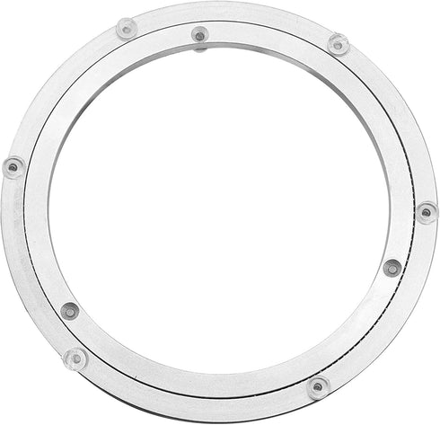 Heavy Duty Aluminium Alloy Turntable Bearing, 16" Lazy Susan Rotating Plate for Smooth Swivel Dining Table