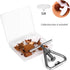 Anwenk Nut Cracker Black Walnut Cracker Stainless Steel Pecan Cracker Nutcracker Tool Heavy Duty for All Nuts,Black