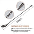 12 Inches Mixing Spoon, Stainless Steel Spiral Pattern Bar Spoon for Cocktail Shaker Tall Cups