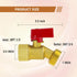 NPT1/2 GHT3/4 1/4 Water Spigot Female x Male Outdoor Hose Bib, Brass Outside Water Faucet, Turn Garden Hose Valve