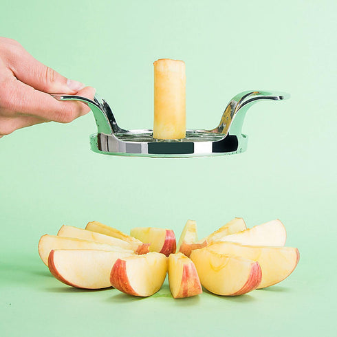 LIIGEMI 12-Blade Extra Large Apple Slicer, Heavy Duty Stainless Steel Corer and Divider, Easy to Use, Time-Saving