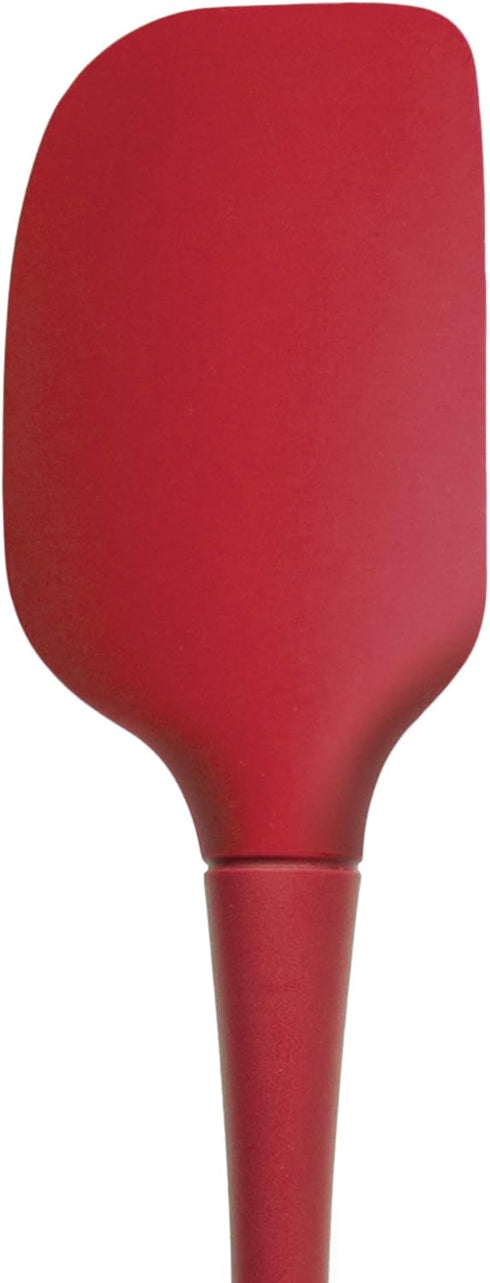 Tovolo Flex-Core All Silicone Spatula, Tapered Silicone Edge for Scraping, Ergonomic Handle, Heat-Resistant Rubber Spatula, BPA-Free & Dishwasher Safe Baking Tool & Kitchen Utensil by Tovolo