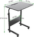 SogesHome 23.6'' Portable Computer Desk, Adjustable Standing Desk with Tablet Slot, Black
