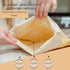Reliable Rhodes 2 Pack 12x17 Reusable Beeswax Bread Bag Bread Bag for Homemade Sourdough, Beeswax Coated Organic Cotton