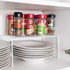 Evelots Wire Rack Cabinet Shelf Organizer - 2 Pack Sturdy Metal Riser Shelf for Kitchen, Freezer, Pantry