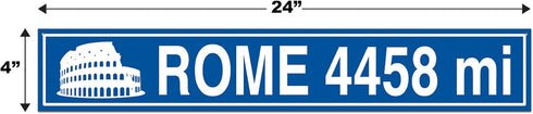 Travel Street Sign Cutouts Party Accessory