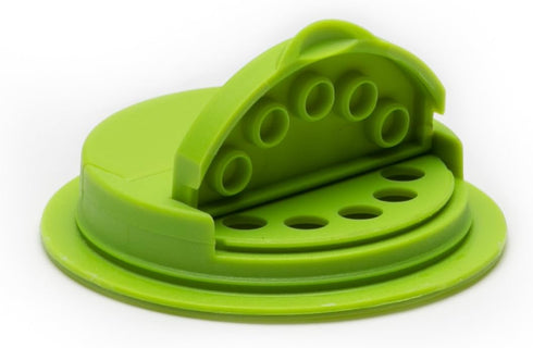 Jarware Green Spice Lid for Regular Mouth Mason Jars