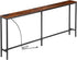 70.8" Console Table with Power Outlet, Wood Narrow Sofa Platform with Charging Station, Entryway Hallway Behind Couch