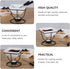YARNOW Ceramic Butter Warmer Fondue Pot with Tealight Candle, Chocolate Melt Pot for Cheese and Chocolate