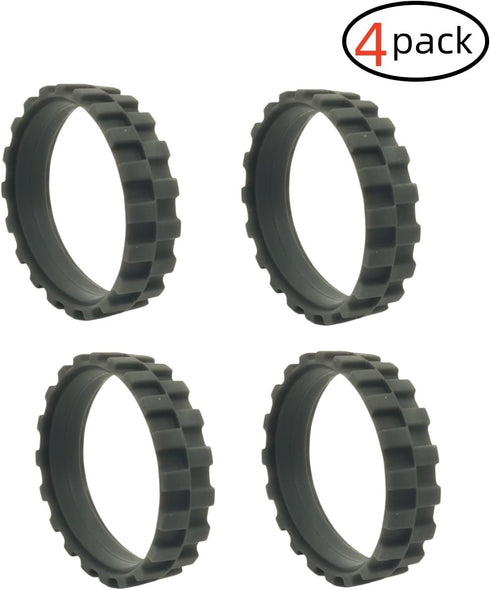 4 Pack Replacement Tires for iRobot Roomba j7, 500,600,700,800,900, e and i Series Models, Anti-Slip Replacement