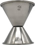 Hudson & Lane Stainless Steel Cocktail Barware Double Measuring Jigger, 1 oz x 1.5 oz