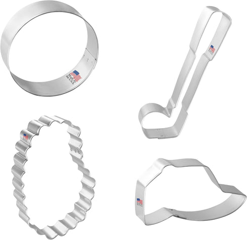 Foose Cookie Cutters Golf Set, 4 Pcs, Made in USA