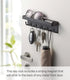 Yamazaki Home Black Magnetic Key Rack with Tray, One Size