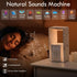 9 Dimmable Snooze,USB WILIT Digital Alarm Clock, Sunrise Alarm Clock with Nightlight, Sleep Aid Sounds, White Noise