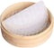 Stohua 5 pcs Non Stick Silicone Steamer Liners - Reusable Mesh Mat Round Pad for Bamboo Steamer
