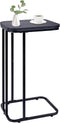 KJGKK C Shaped End Table, 27 Inches High Small Side Table for