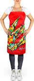 Caroline's Treasures MW1248APRON Hot Head #2 Crawfish Apron for Cooking, Kitchen, Baking, Crafts, Gardening, Large,