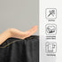 Miaoquhe Set 2, 14x28in Black Gold Marble Hand Towel of Marble Texture Soft Highly Bath Towels Absorbent Bathroom Hand