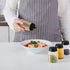 Glass Spice Jars, Double Lids Seasoning Shakers, Spice Shakers Sifter Container (4PCS)