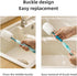 Bottle Brush Long Handle Cleaner, Detachable Sponge for Cups, Wine Glasses, Baby Bottles (3 PCS)