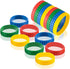 ArtCreativity 7.5 Inch Building Block Bracelets for Kids- 12 Pack- Colorful Stretchy