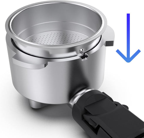 ICUIRE Coffee Stainless Filter Basket, Compatible with ICUIRE Espresso Machine Portafilter, Reusable Coffeeware