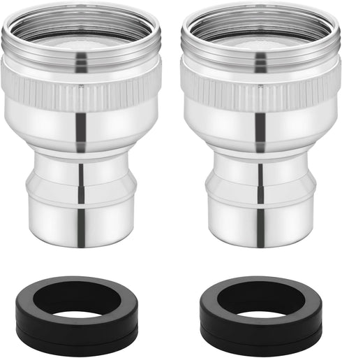 Dishwasher Faucet Adapter, 2 Pack Portable Washer Faucet Snap Adapter Connection Accessories for Male and Female