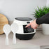 2 Pcs Non-stick Rice Paddle - Standing Rice Serving Spoon, Heat Resistant Kitchen Tools, Cute Cooking Spoons (White)