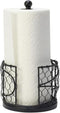 Mikasa Gourmet Basics Farmer's Market Paper Towel Holder, 12.75-Inch - Decorative Iron