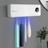 Littte Quokka Little Quokka Toothbrush Sanitizeri Holder, 2000mAh Rechargeable Cordless Wall Mounted Holders for