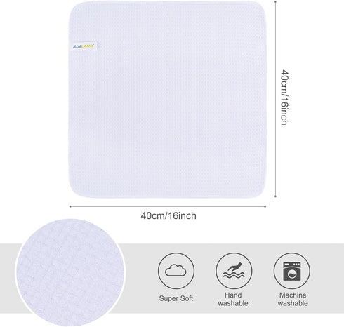16 Inch 16 Inch 10 Pack SINLAND Microfiber Kitchen Towel Premium Sublimation Blank Towels Fast Drying Tea Towel