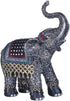 George S. Chen Imports SS-G-88051 Black Thai Elephant Collectible Figurine Statue, Trunk Raised