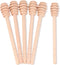 AUGHOA 25 Pcs Wooden Honey Dipper Sticks, 6.3 Inch Honey Stirrer Stick for