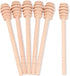 AUGHOA 25 Pcs Wooden Honey Dipper Sticks, 6.3 Inch Honey Stirrer Stick for