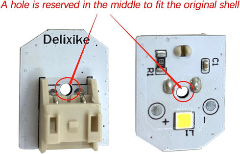 1PK WR55X25754 WR55X11132 WR55X26486 WR55X30602 EAP12172918 Compatible With GE Refrigerator LED Light (Note :Only-LED/PCB)