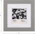 Gallery Solutions 8"x8" Flat Grey Wall Frame with Double White Mat for 5"x5" Photos