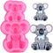 Koala Fondant Mold, Animal Silicone Molds for Cake Decoration, Cupcake Topper, Chocolate Candy, Gum Paste, Polymer Clay