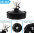 2 PACKS 7 FINS Extractor Blades, Replacement Bottom Blade for Ninja Blender Nutri Ninja Auto iQ and More