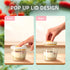 4-Piece set 14oz 400ml Glass Meal Prep Containers Overnight Oats Containers with Pop Lids,Airtight Food Storage