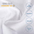 Terry,2 Pack Moonsea Crib Mattress Protector, Waterproof Crib Mattress Pad Cover, Smooth Top Mattress Protector