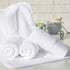 Lin Cotton Hand Towels, Soft & Highly Absorbent for Bathroom, White 2 Pack, 14 x 30 Inch