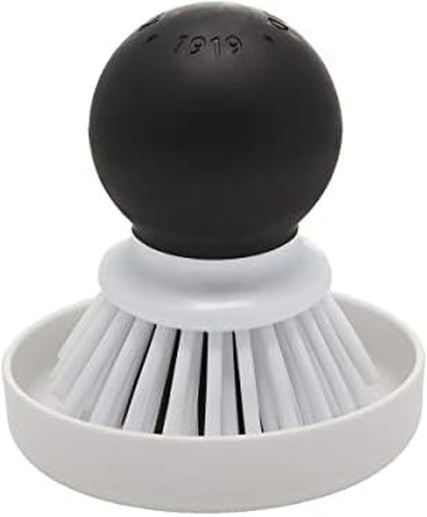 KitchenAid Palm Brush with Dish Tray to Keep Countertops Dry and Clean,
