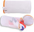 Kimmama Large Size Shoes Wash Bags, Sneaker Mesh Washing Bag, Honeycomb Fabric, Orange Zipper, Pack of 2, 7 x 15 inch