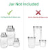 8 Pack Mason Jar Shaker Lids, Stainless Steel Spice Lids with Silicone Seal for Regular Mouth Mason Jars