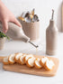 16oz Set 2 famiware Milkyway Ceramic Olive Oil Dispenser Bottle, Olive Oil and Vinegar Dispenser Bottle