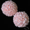 Idyllic 8 Inches Artificial Roses, Kissing Flower Balls, DIY Wedding Bouquets Party Decorations, Set of 2, Pink