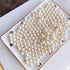 Sooyee Art Faux Pearls 1700-Pcs Loose Beads (8mm, Ivory) 1.1 Lbs for Vase Fillers, Table Scatter, Wedding