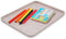 Welaxy Felt Tray Lid for Storage Bins, Drawer Organizer Bin Cap of the Box (M, Oatmeal Lid)